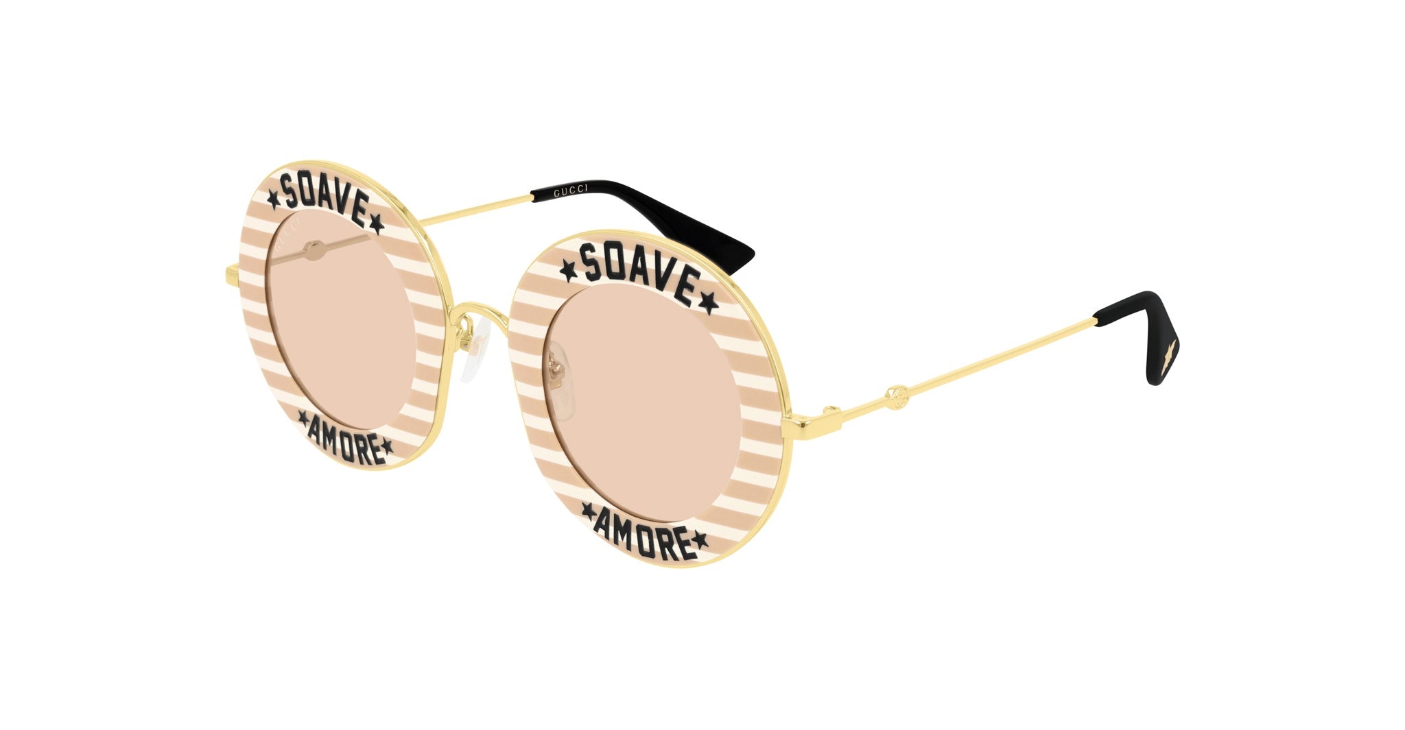 Gucci GG0113S in Nude Stripe GG0113S-009