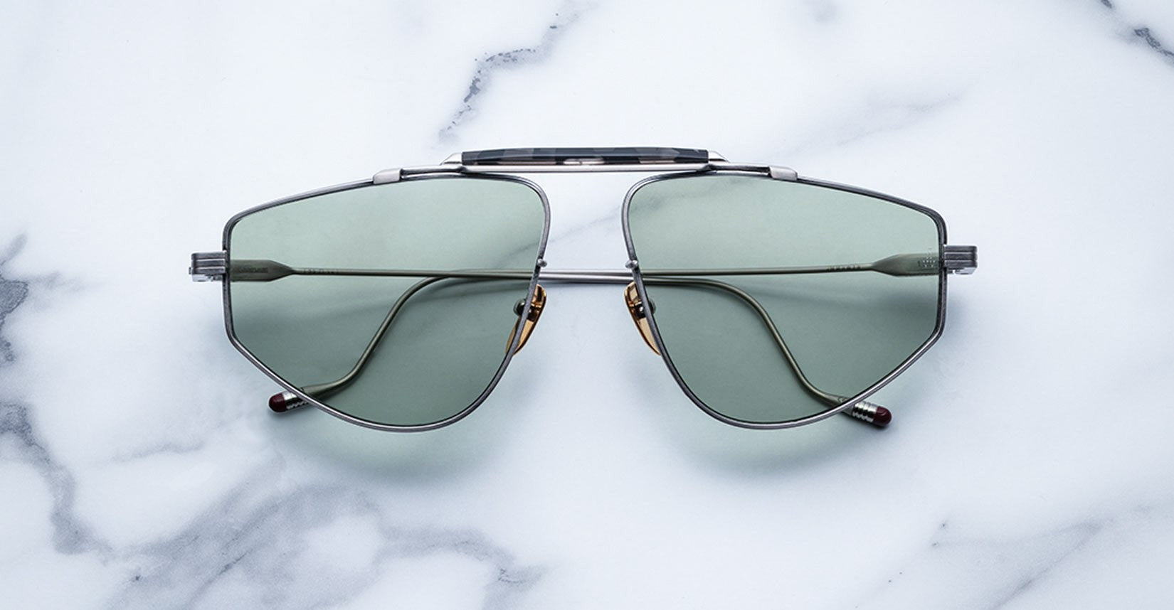 Jacques Marie Mage 1962 style sunglasses in colorway Antique