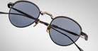 Detailed view of the front of the Jacques Marie Mage Archibald Sunglass in CIA Colorway