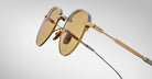 Detailed view of the profile of the Jacques Marie Mage Archibald Sunglass in Roma Colorway