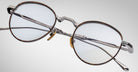 Detailed view of the front of the Jacques Marie Mage Archibald Sunglass in Silver Colorway