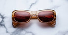 Jacques Marie Mage Ari sunglasses in Tan color JMMRI-01