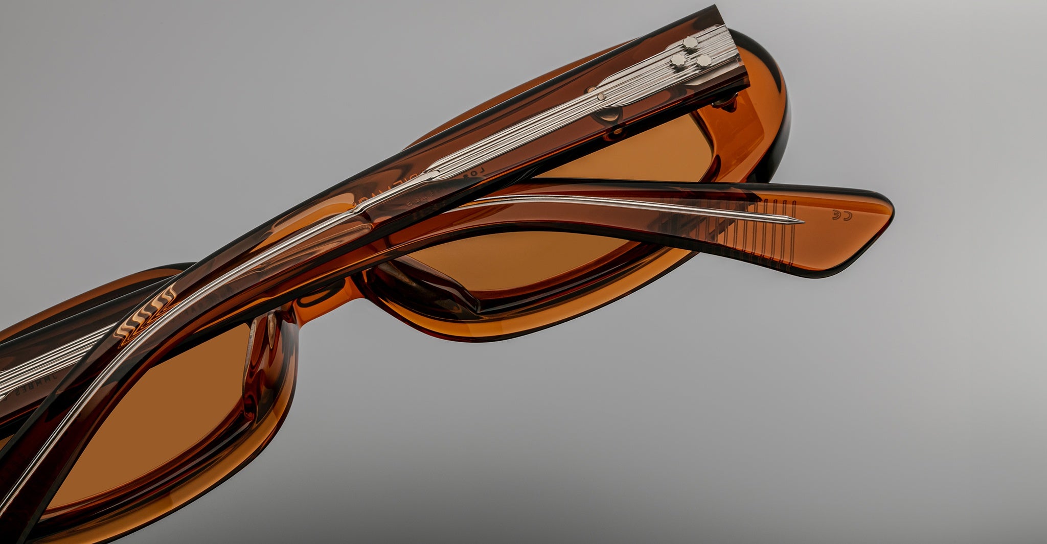 Two Jacques Marie Mage Besset sunglasses stacked, front view showing the classic frame design.