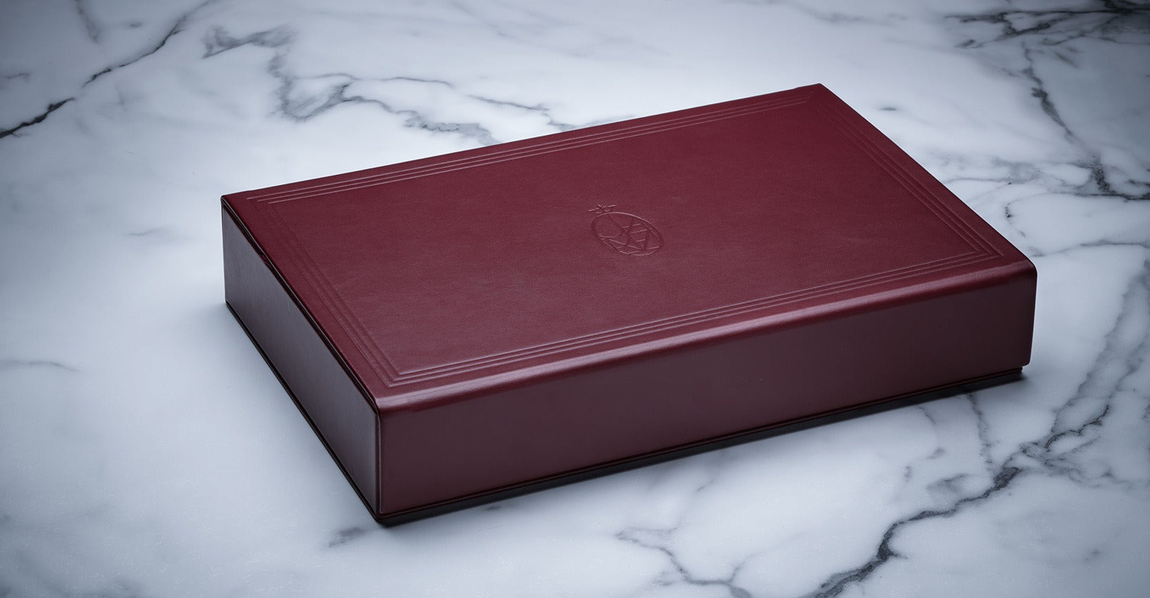 Jacques-Marie-Mage Collector Tray Large in Burgundy JMM-ACCS-019