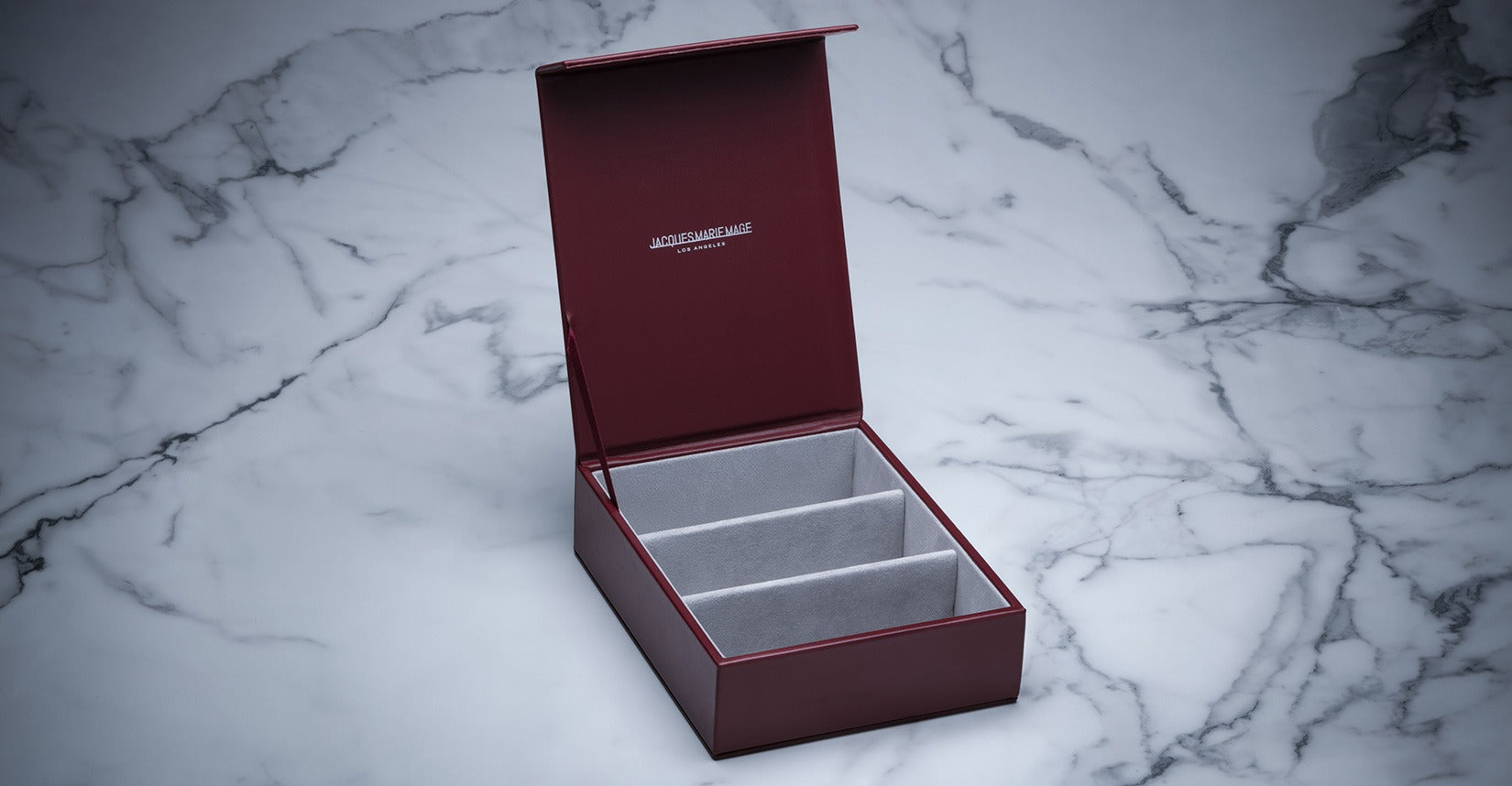 Jacques Marie Mage Collector Tray Small in Burgundy JMM-ACCS-018