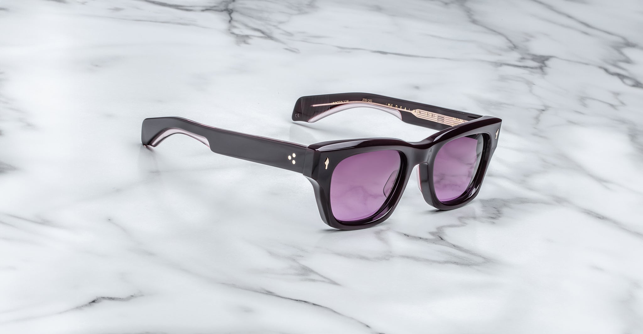 Jacques Marie Mage Dealan 53 in Aubergine JMMDEX-11U