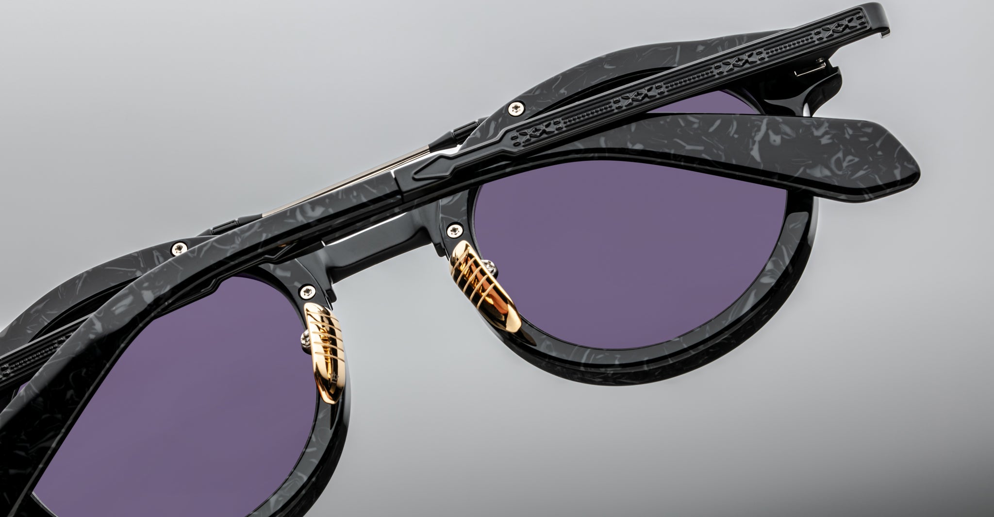 Jacques Marie Mage Delage Sunglass in Slate JMMDG-10S