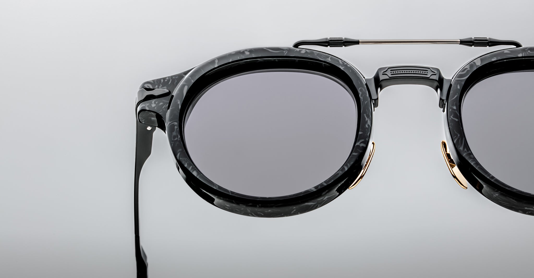 Jacques Marie Mage Delage Sunglass in Slate JMMDG-10S