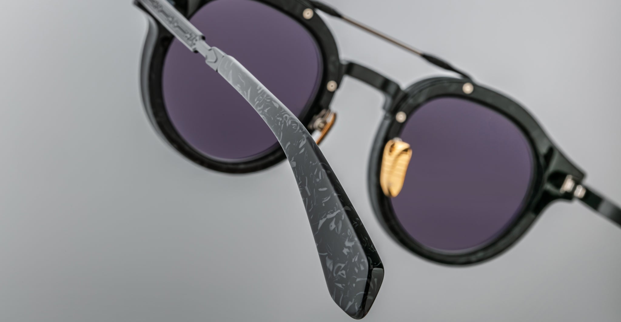 Jacques Marie Mage Delage Sunglass in Slate JMMDG-10S