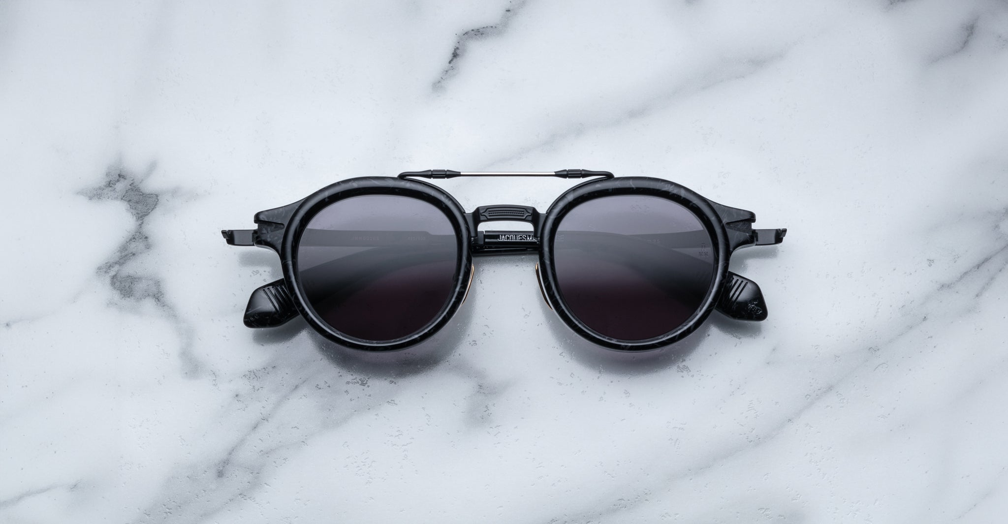 Jacques Marie Mage Delage Sunglass in Slate JMMDG-10S