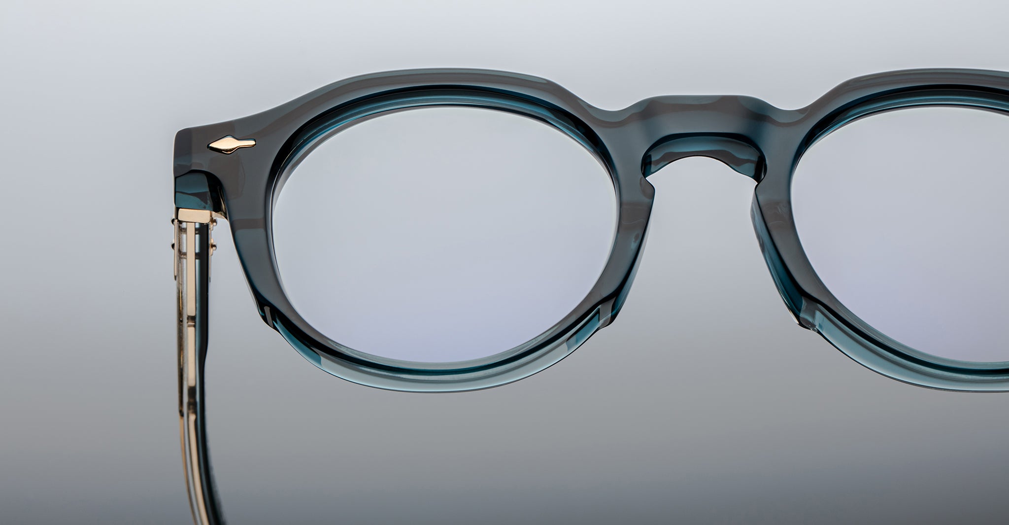 Jacques Marie Mage Demoncey in Indigo Optical JMMDYRX-9F