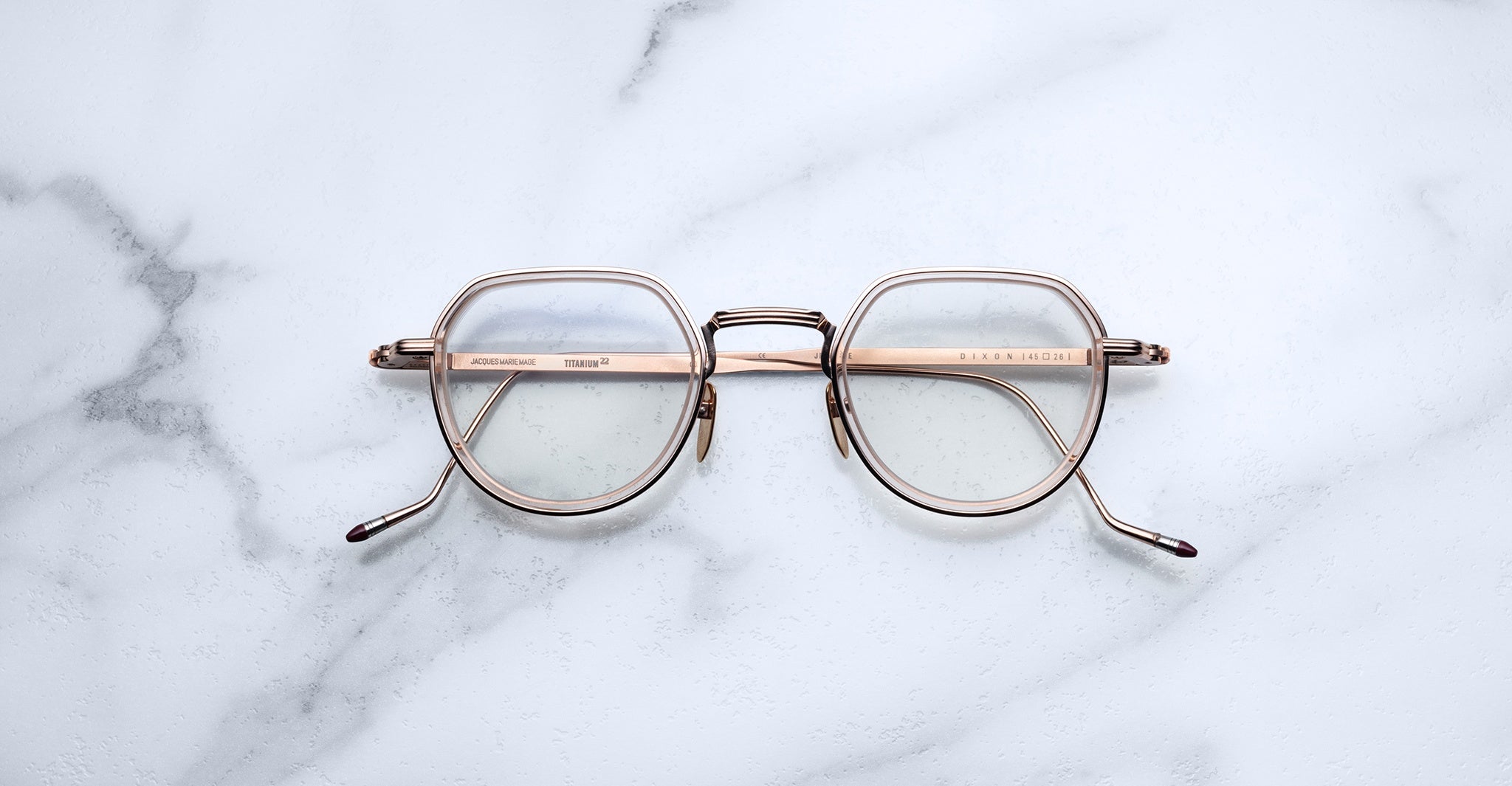 Jacques Marie Mage Dixon in Cerise Optical JMMDIRX-7E