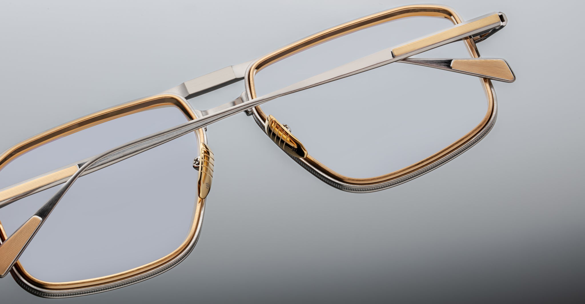 Jacques Marie Mage Earl Frame in Silver JMMERRX-41