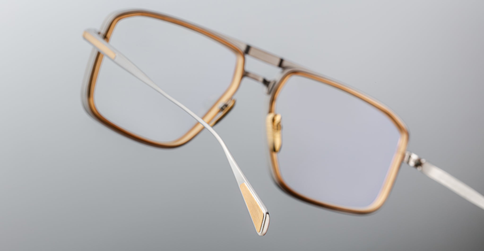 Jacques Marie Mage Earl Frame in Silver JMMERRX-41