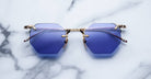 Jacques Marie Mage El Dorago rimless sunglasses in Altan colorway