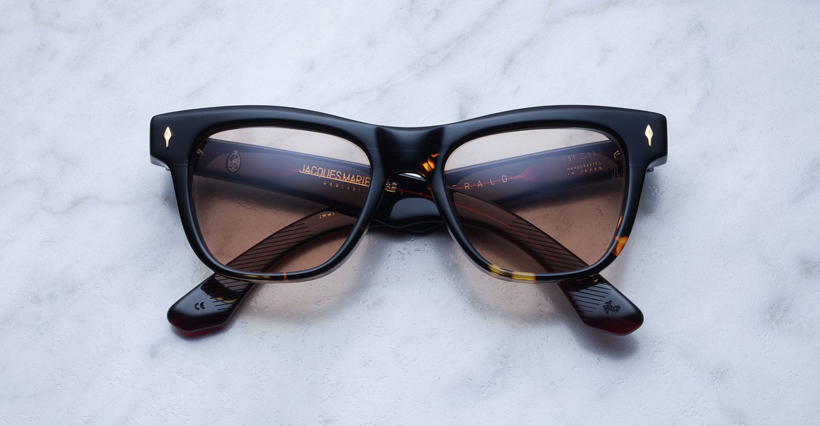 Jacques Marie Mage Fitzgerald style sunglasses in colorway Duo