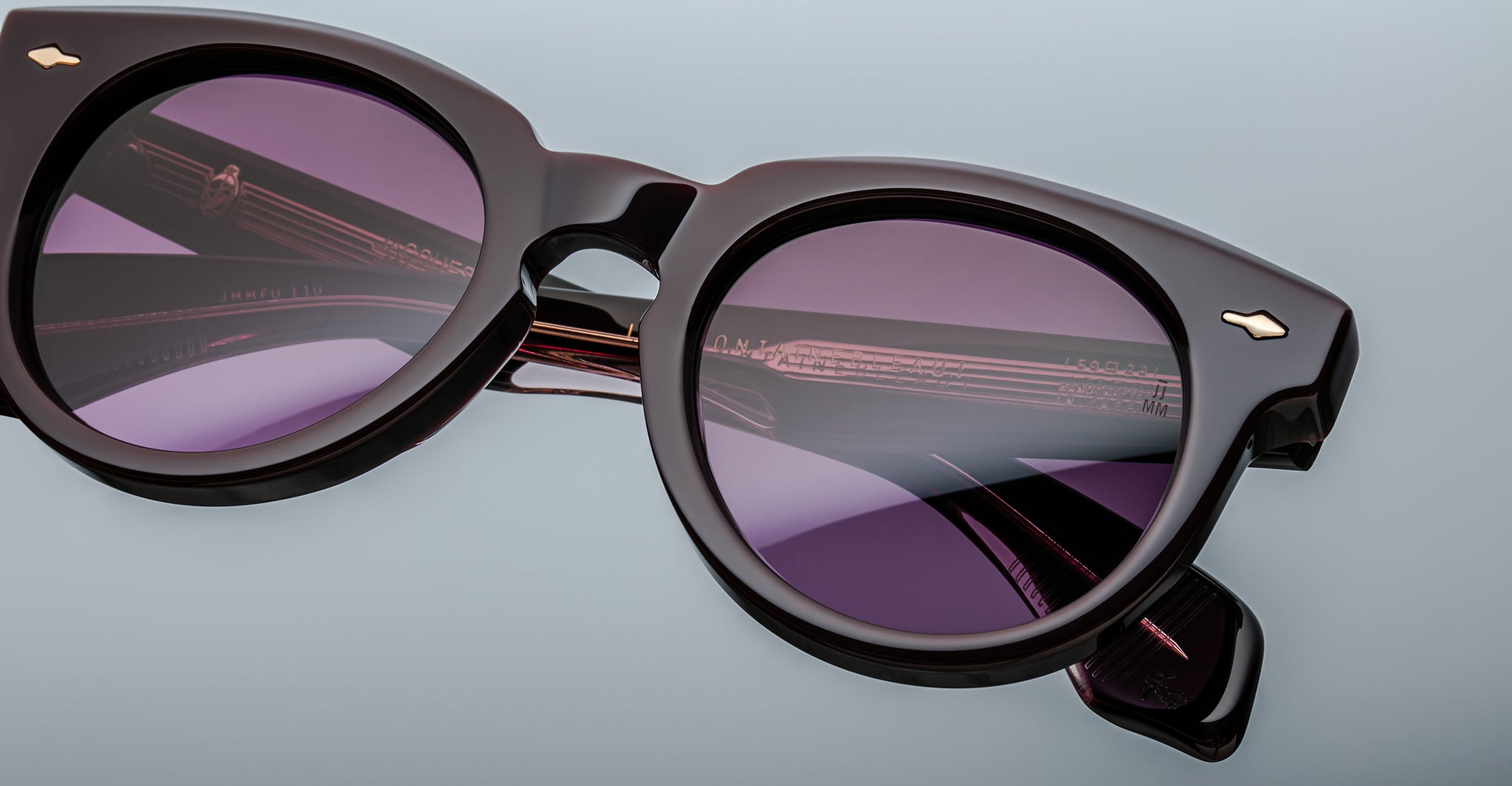 Jacques Marie Mage Fontainebleau in Aubergine JMMFU-11U