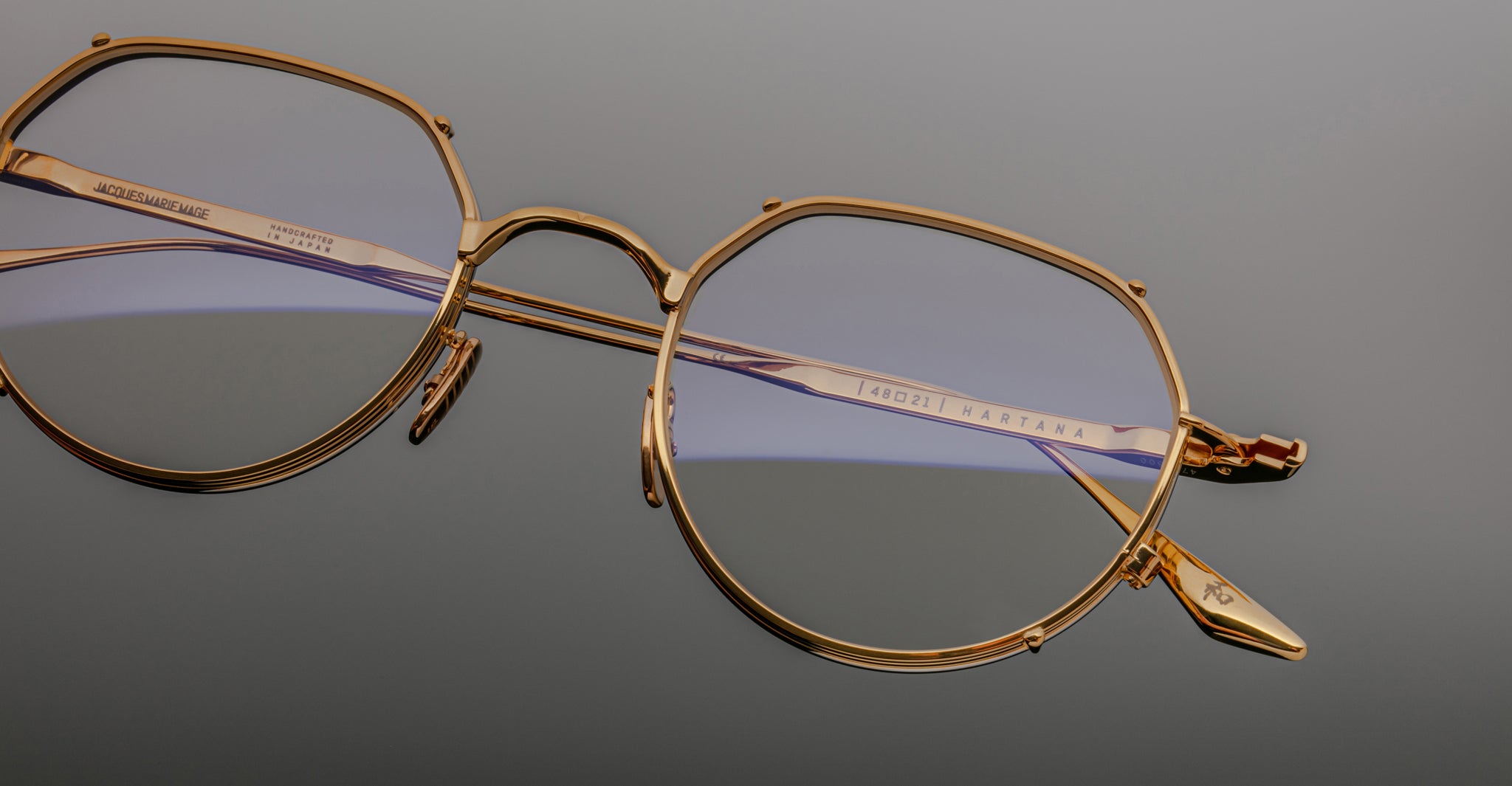 Jacques Marie Mage Hartana in Gold 2 Optical JMMTNRX-3J