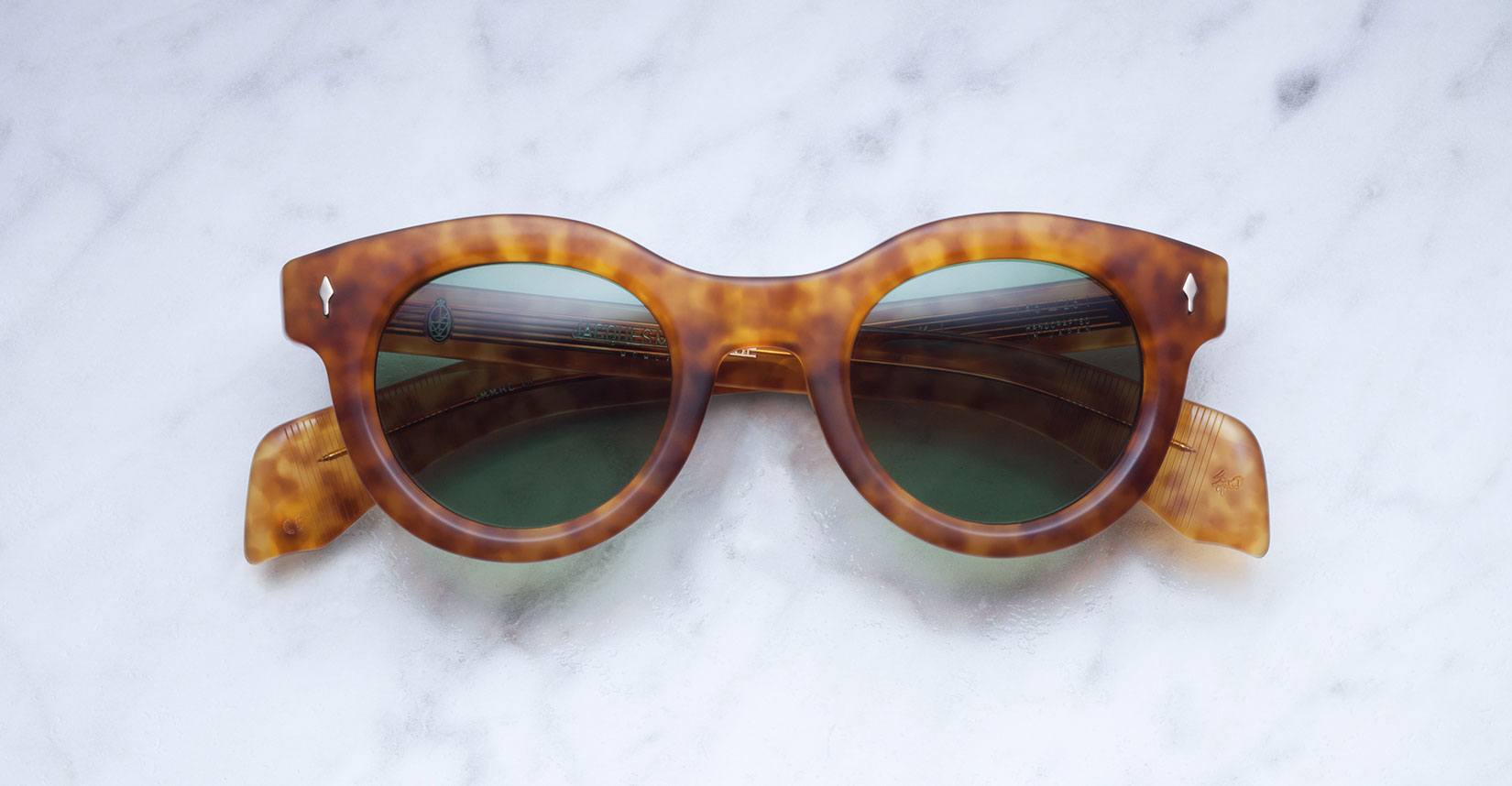 Jacques Marie Mage Hitchcock sunglasses in Camel
