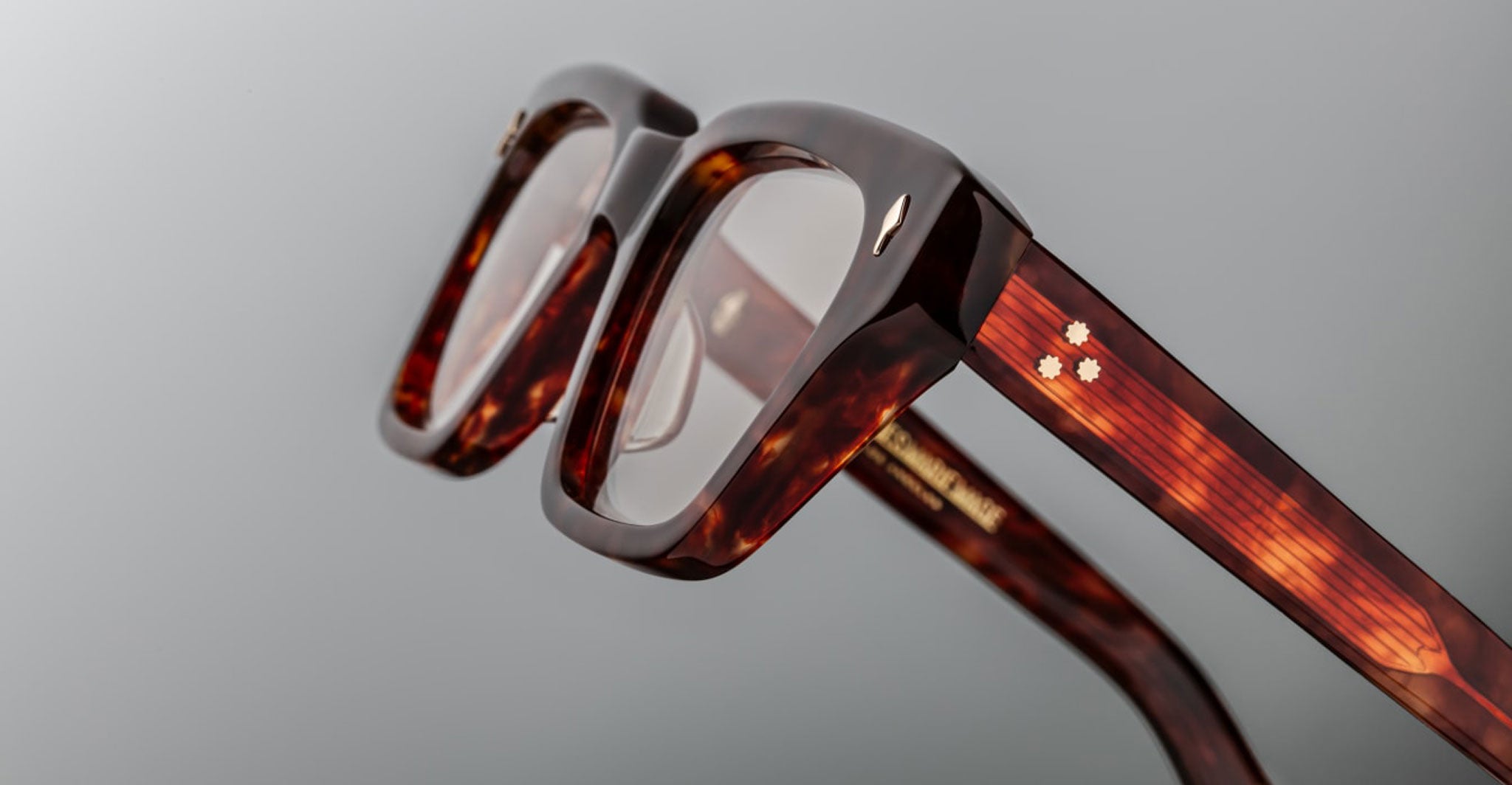 Detailed Profile of Jacques Marie Mage Ichikawa Optical Frame in Color Breccia