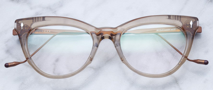 Jacques Marie Mage Joan style glasses in colorway Sand