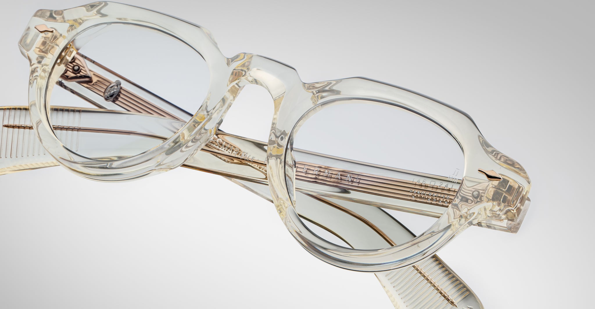 Jacques Marie Mage Kellerman Optical in Brut JMMKMRX-14Q