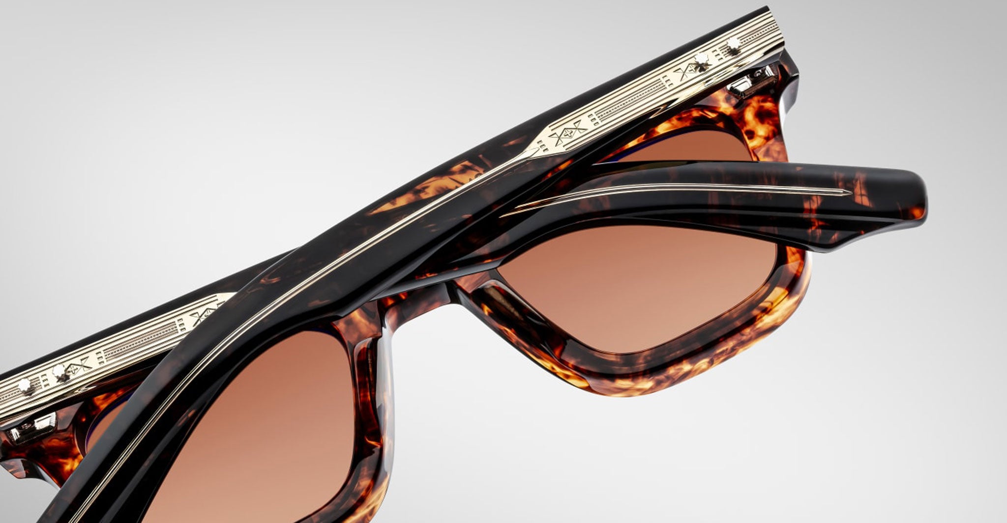 Jacques Marie Mage Leclair Sunglass in Color Samoa Back Detail