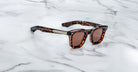 Jacques Marie Mage Leclair Sunglass in Color Samoa Profile