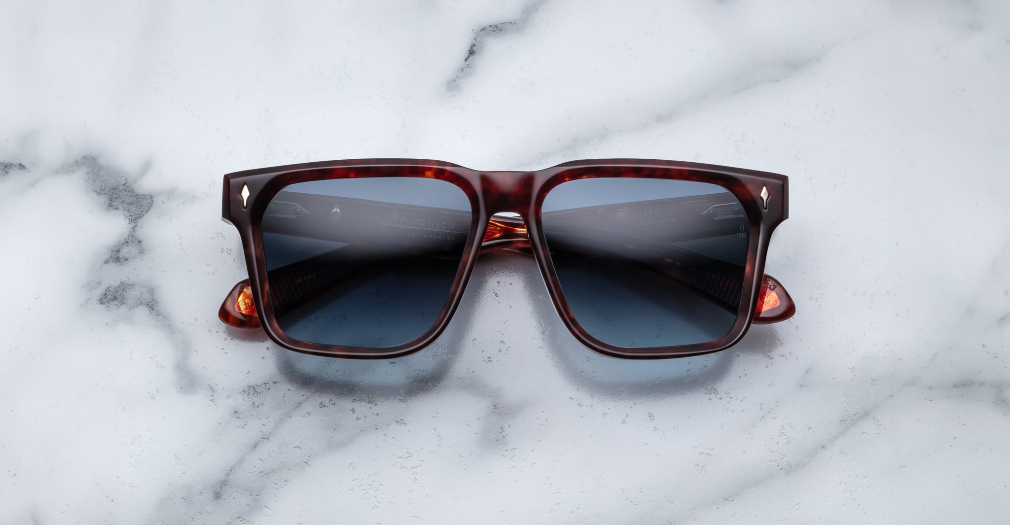 Jacques Marie Mage Lucknow Sunglass in Breccia JMMLW-7U