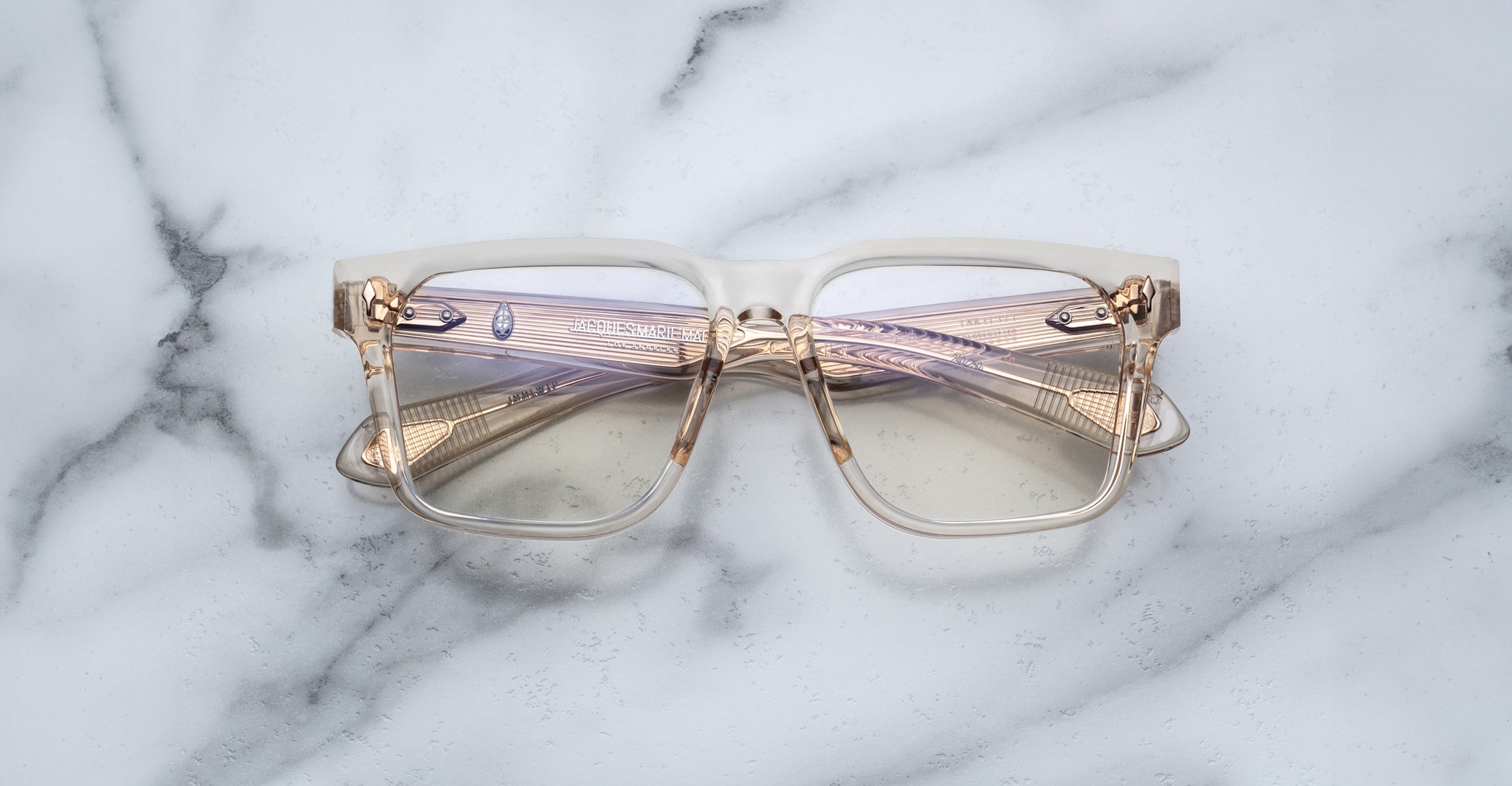 Jacques Marie Mage Lucknow Sunglass in Pearl JMMLWRX-1P