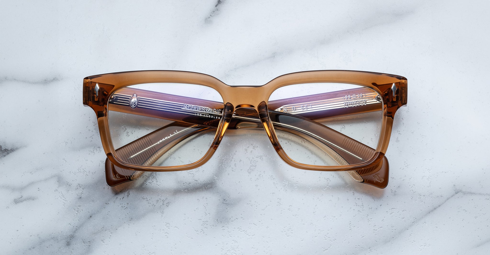 Jacques Marie Mage Molino 55 in Whiskey Optical JMMMLXRX-8E