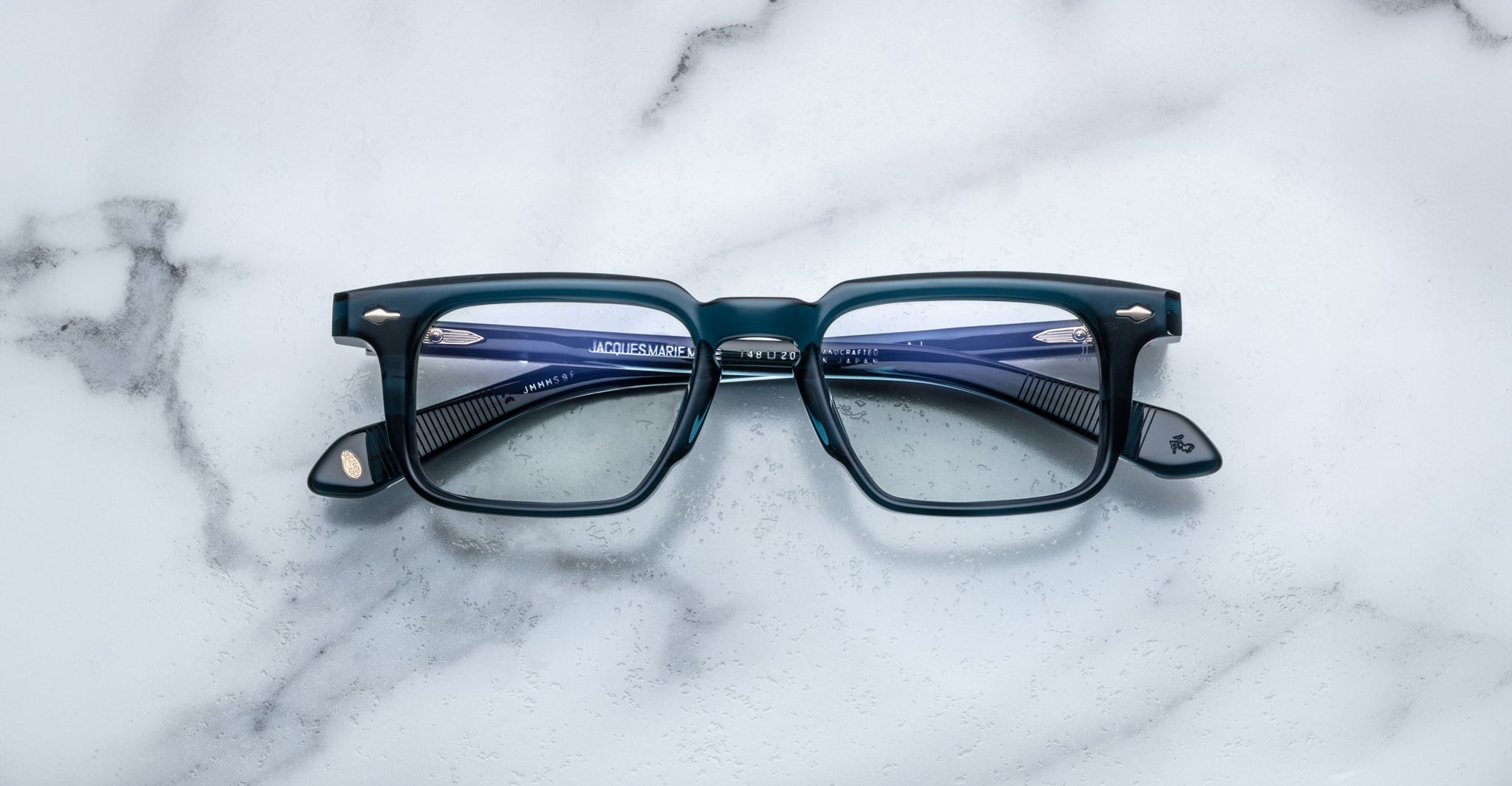 Jacques Marie Mage Moscova Frame in Indigo JMMMSRX-9F