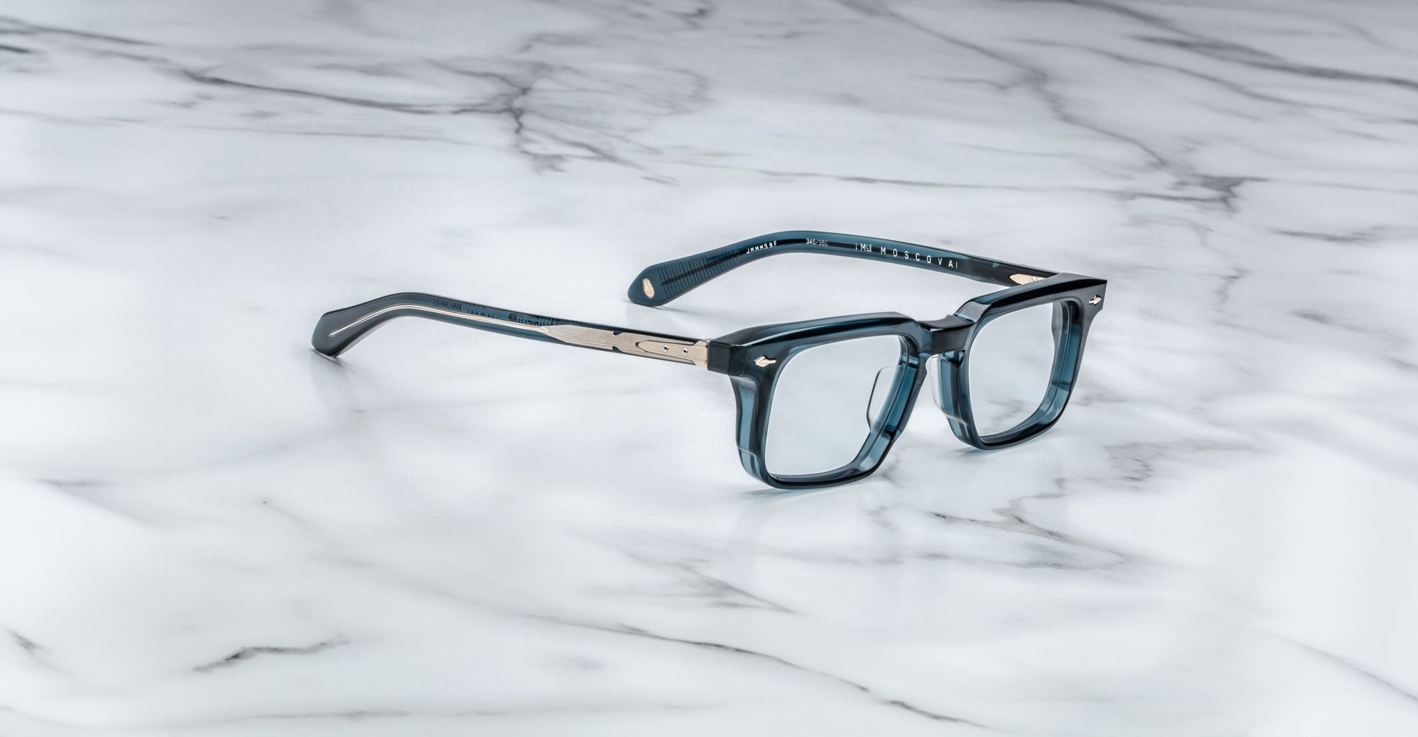 Jacques Marie Mage Moscova Frame in Indigo JMMMSRX-9F