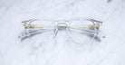 Jacques Marie Mage Sheridan in Clear, transparent acetate frame with modified Boston lens shape and keyhole bridge