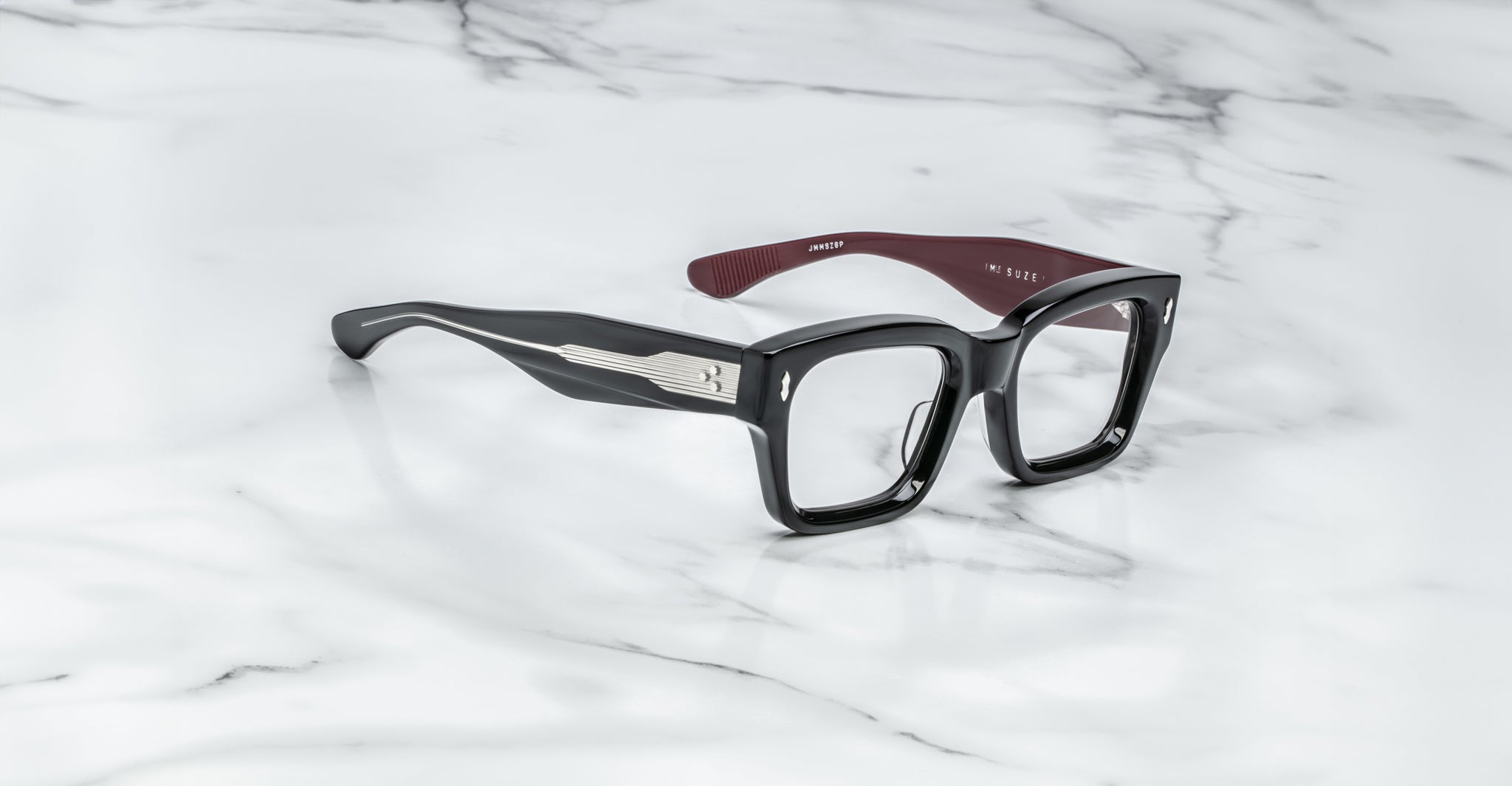 Jacques Marie Mage Suze Optical Frame in Bloodstone JMMSZRX-6P