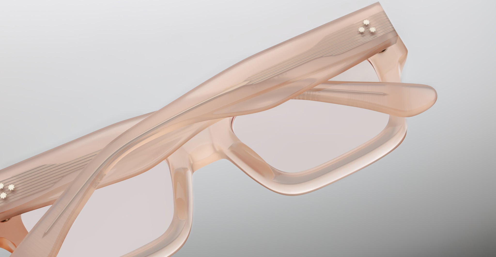 Jacques Marie Mage Suze Optical Frame in Pink Quartz JMMSZRX-15U