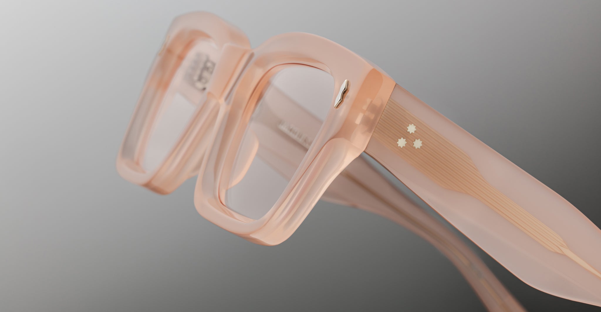 Jacques Marie Mage Suze Optical Frame in Pink Quartz JMMSZRX-15U