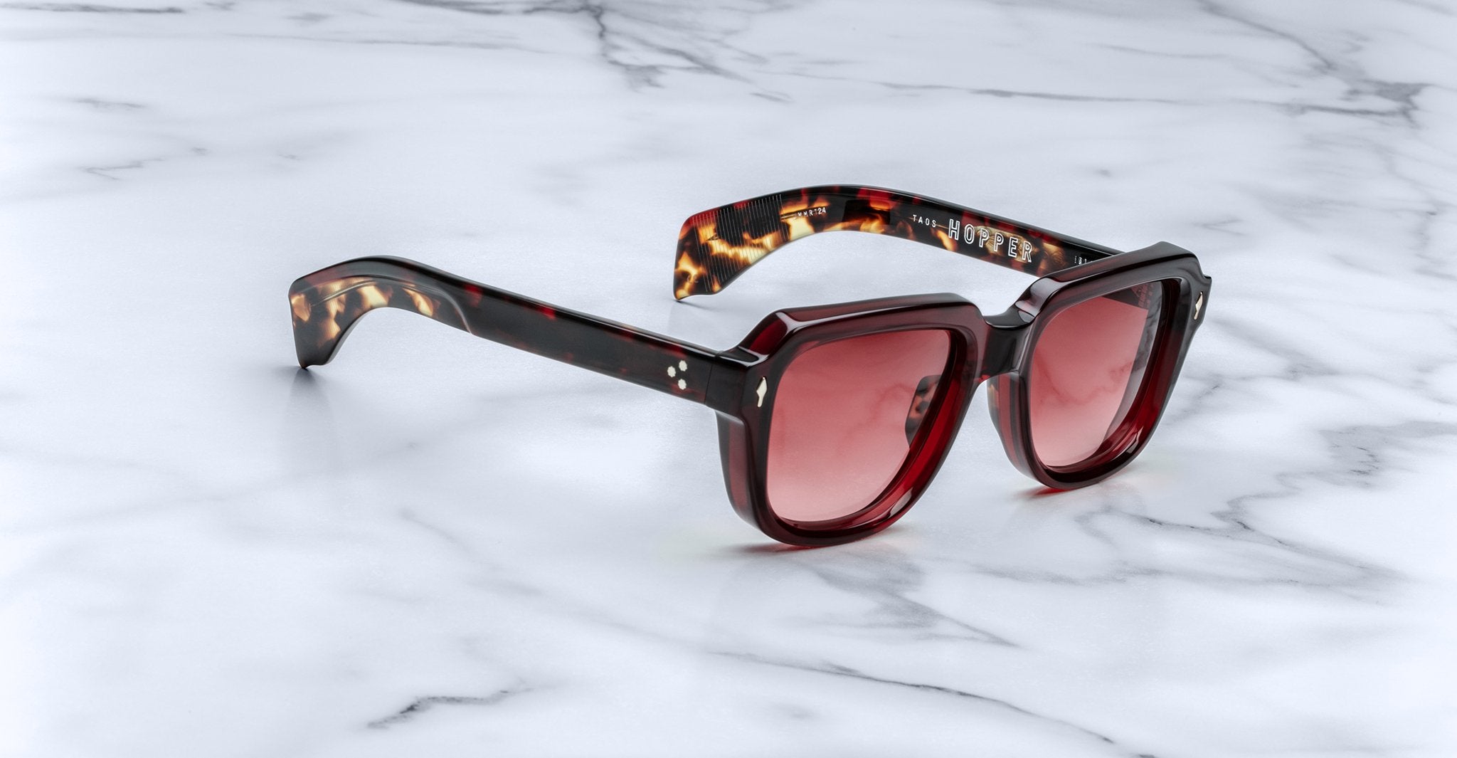 Jacques Marie Mage Taos in Burgundy JMMRT-24