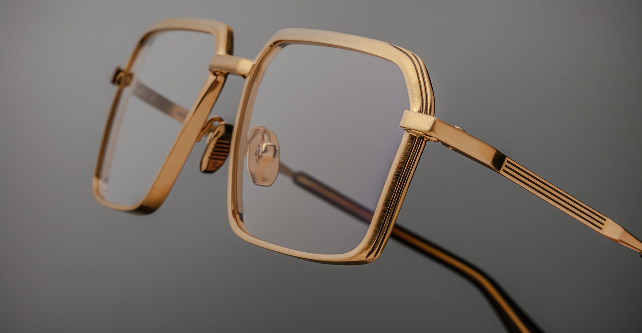 Jacques Marie Mage Vasco in Gold Optical JMMVSRX-40
