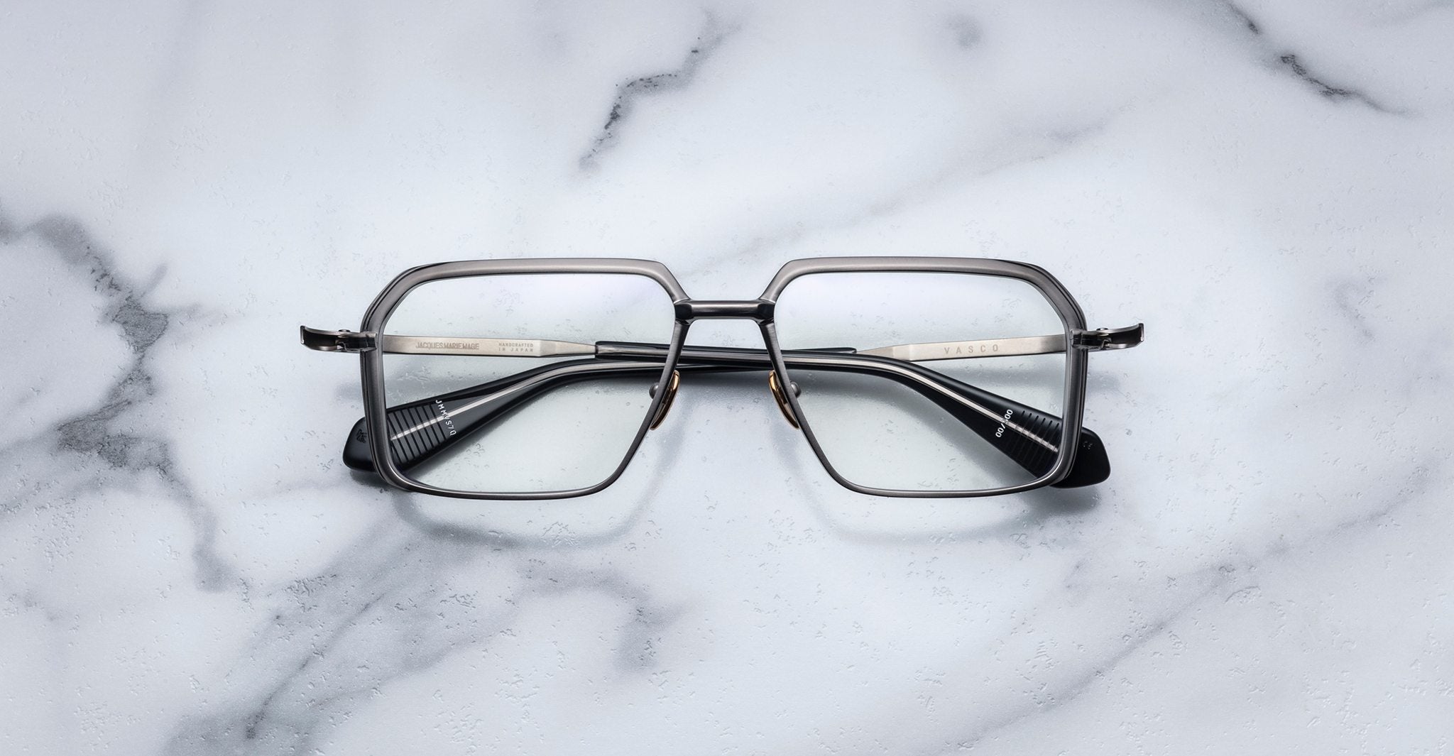 Jacques Marie Mage Vasco in Silver Antique Optical JMMVSRX-7Q