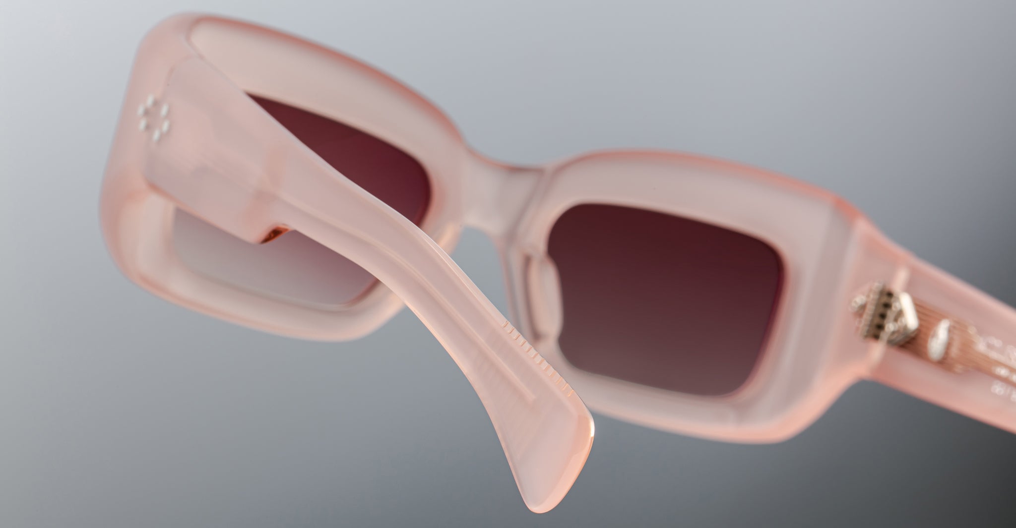 Jacques Marie Mage Vito in Peach Sunglass JMMVT-11E