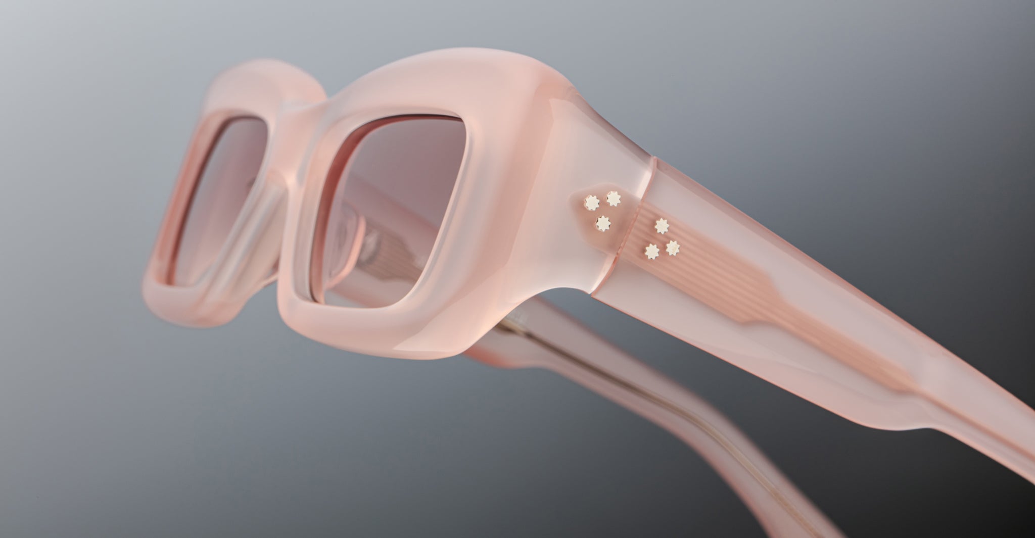 Jacques Marie Mage Vito in Peach Sunglass JMMVT-11E