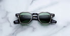 Jacques Marie Mage Zephirin Clip On 2 sunglasses, front angle view, showing frame details.