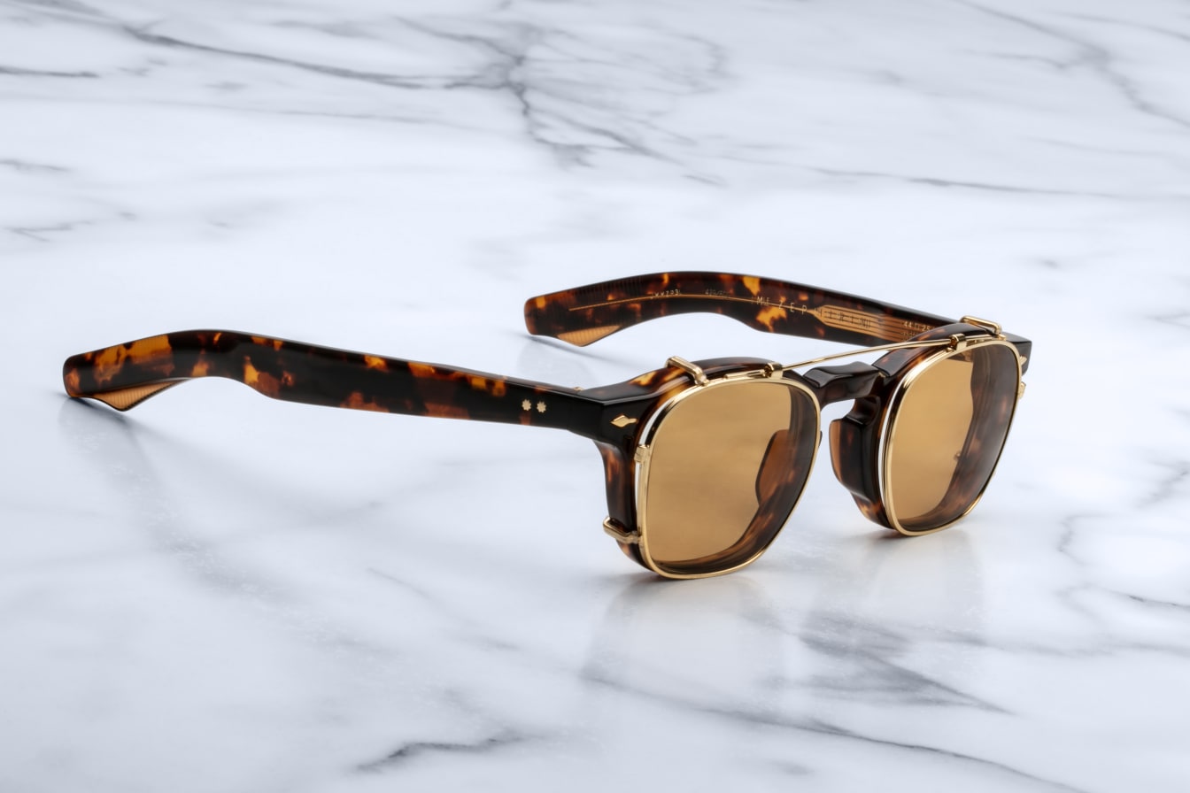 Jacques Marie Mage Zephirin Clip On Gold / Brown JMMZPC-22