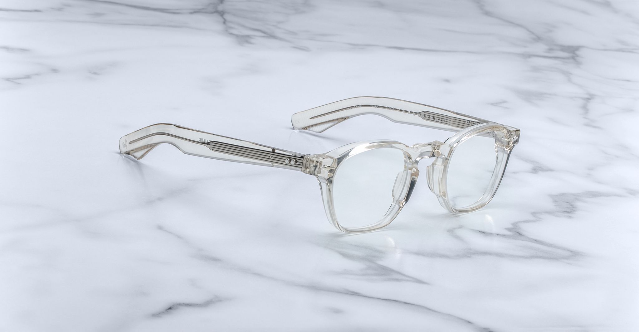 Jacques Marie Mage Zephirin 47 eyeglasses displayed, front view.