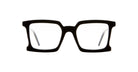 Kuboraum D72 Optical Frame in Color BS Black Shine Front View