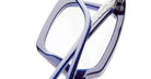 Kuboraum D72 Optical Frame in Color NH Dark Blue Back Detail