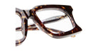 Kuboraum D73 Optical Frame in Color TTO Tortoise Front Detail
