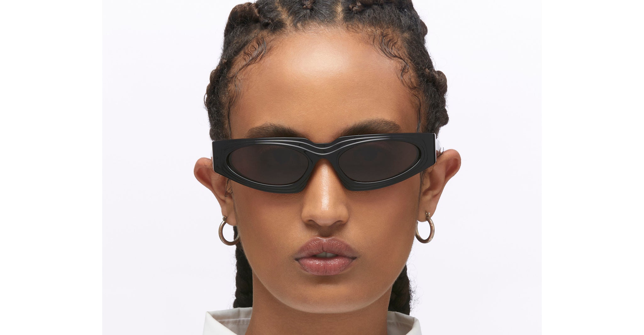 Kuboraum E21 Sunglass in BS Black Shine KRSE21BS0000008G