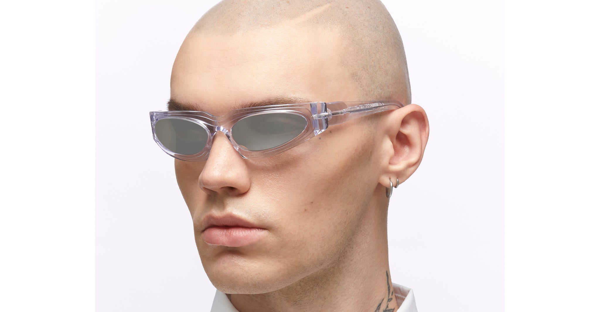 Kuboraum E21 Sunglass in CR Crystal KRSE21CRYS00008M